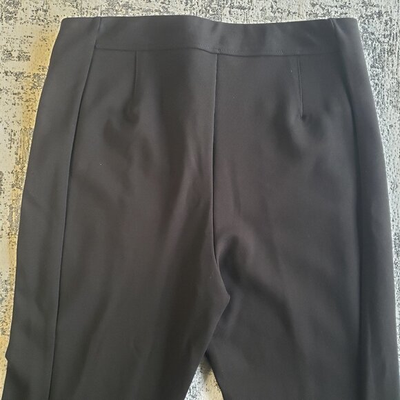 Karl Lagerfield Paris Black Vegan Leather Front Panel Legging Pants - Picture 7 of 7